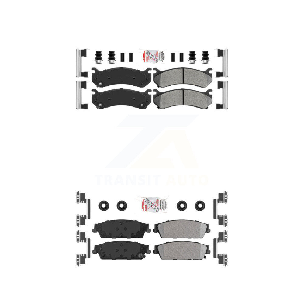 AmeriBRAKES KNF-101620 Disc Brake Pad for 2007 Chevrolet Silverado 1500 - Front and Rear