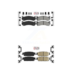 AmeriBRAKES KNF-101621 Disc Brake Pad for 2007 Chevrolet Silverado 1500 - Front and Rear