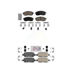 AmeriBRAKES KNF-101623 Disc Brake Pad for 2002-2019 Nissan Sentra, Nissan Altima and More - Front and Rear