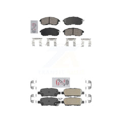 AmeriBRAKES KNF-101624 Disc Brake Pad for 2002-2019 Nissan Sentra, Nissan Altima and More - Front and Rear