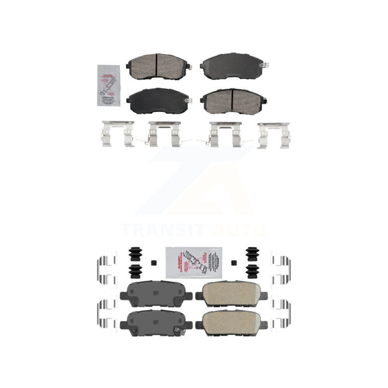 AmeriBRAKES KNF-101625 Disc Brake Pad for 2002-2019 Nissan Sentra, Nissan Altima and More - Front and Rear