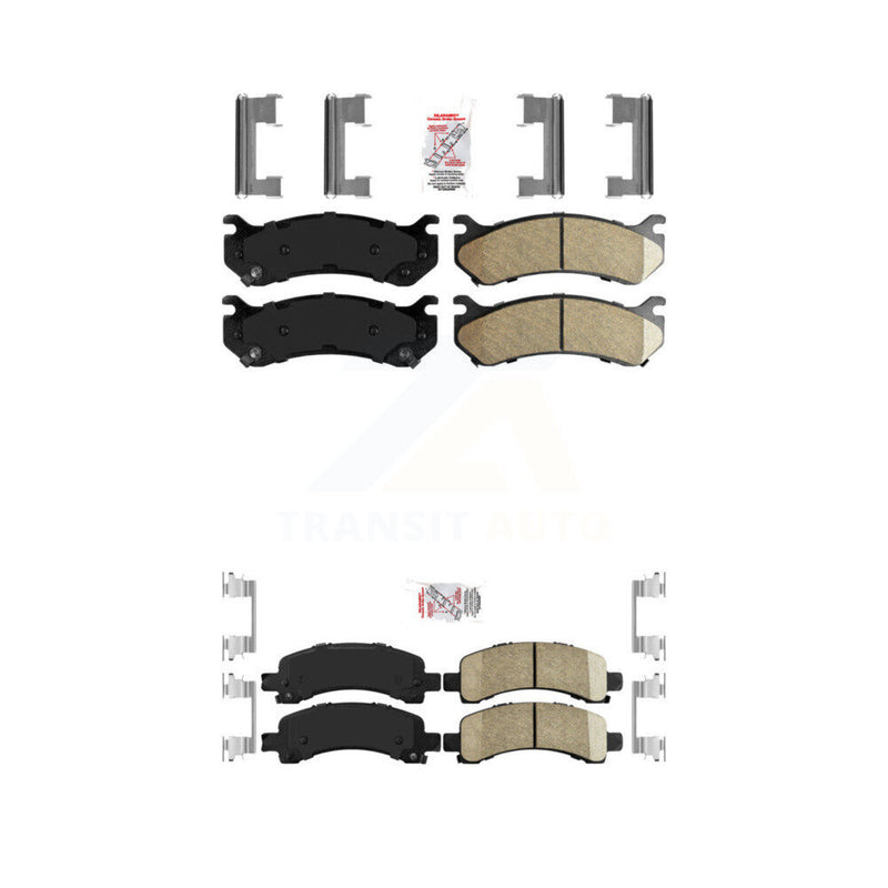 AmeriBRAKES KNF-101626 Disc Brake Pad for 2003-2005 Chevrolet Express 2500, GMC Savana 2500 - Front and Rear