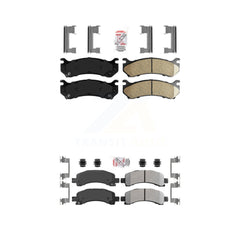 AmeriBRAKES KNF-101627 Disc Brake Pad for 2003-2005 Chevrolet Express 2500, GMC Savana 2500 - Front and Rear