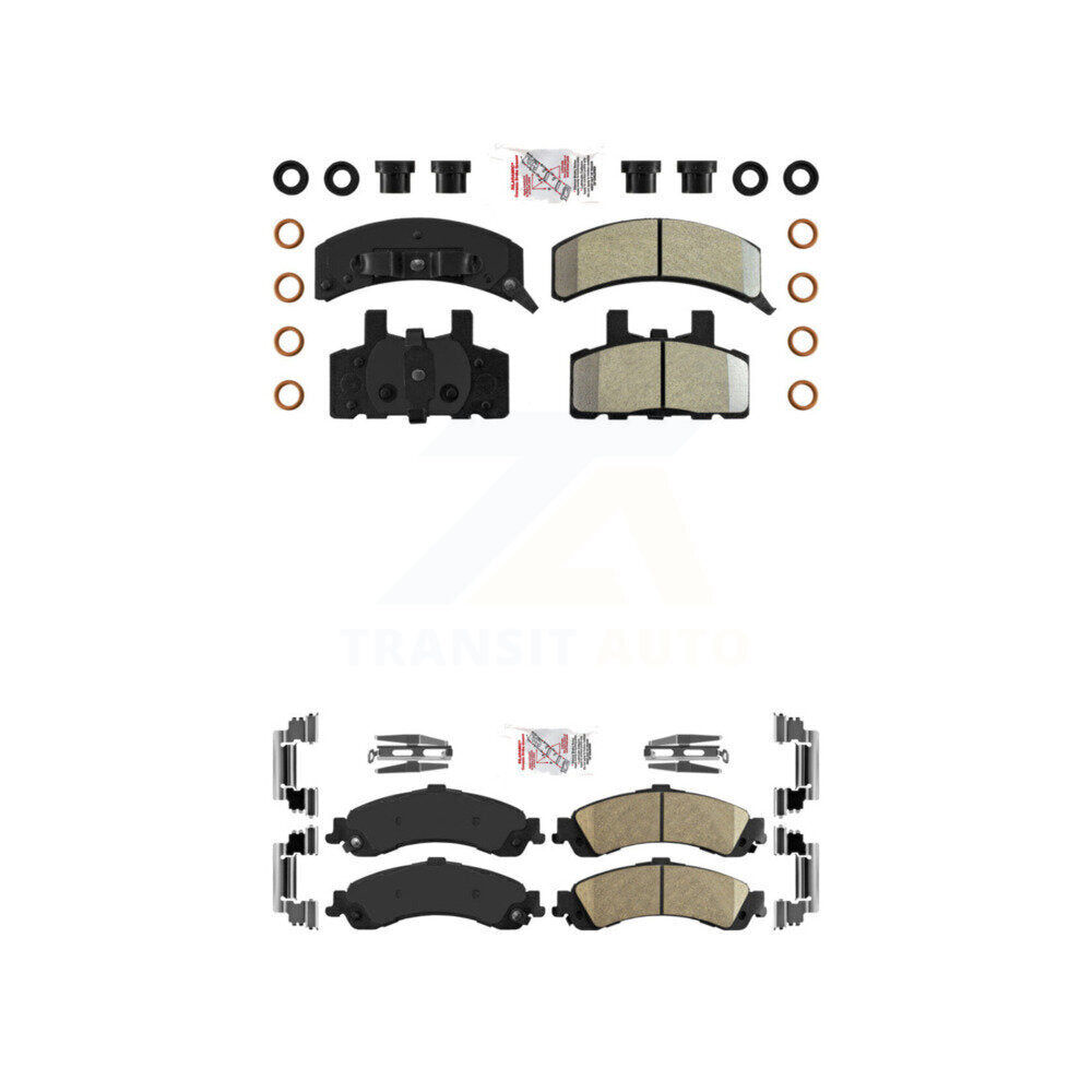 AmeriBRAKES KNF-101630 Disc Brake Pad for 2000 GMC Yukon - Front and Rear