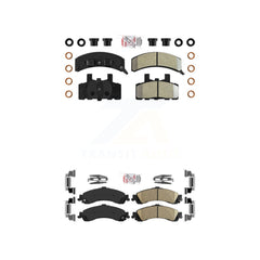 AmeriBRAKES KNF-101630 Disc Brake Pad for 2000 GMC Yukon - Front and Rear
