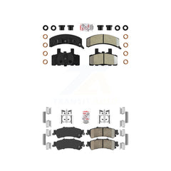 AmeriBRAKES KNF-101631 Disc Brake Pad for 1993-2000 GMC Yukon, Cadillac 60 Special - Front and Rear