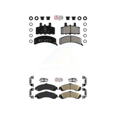 AmeriBRAKES KNF-101633 Disc Brake Pad for 2000 GMC Yukon - Front and Rear