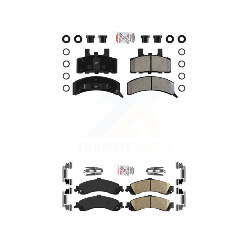 AmeriBRAKES KNF-101633 Disc Brake Pad for 2000 GMC Yukon - Front and Rear