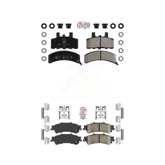 AmeriBRAKES KNF-101634 Disc Brake Pad for 1993-2000 GMC Yukon, Cadillac 60 Special - Front and Rear