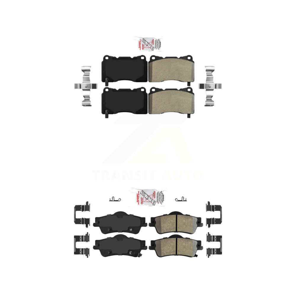 AmeriBRAKES KNF-101649 Disc Brake Pad for 2009 Pontiac G8 - Front and Rear
