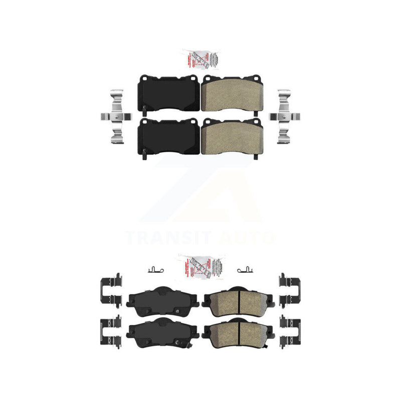 AmeriBRAKES KNF-101649 Disc Brake Pad for 2009 Pontiac G8 - Front and Rear