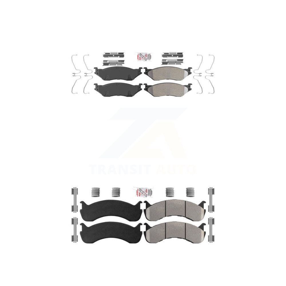 AmeriBRAKES KNF-101653 Disc Brake Pad for 2011-2021 Ford F-59 Commercial Stripped Chassis - Front and Rear