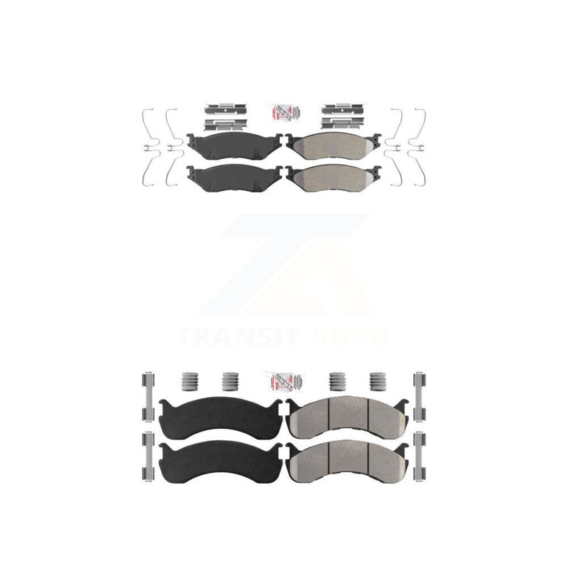 AmeriBRAKES KNF-101653 Disc Brake Pad for 2011-2021 Ford F-59 Commercial Stripped Chassis - Front and Rear