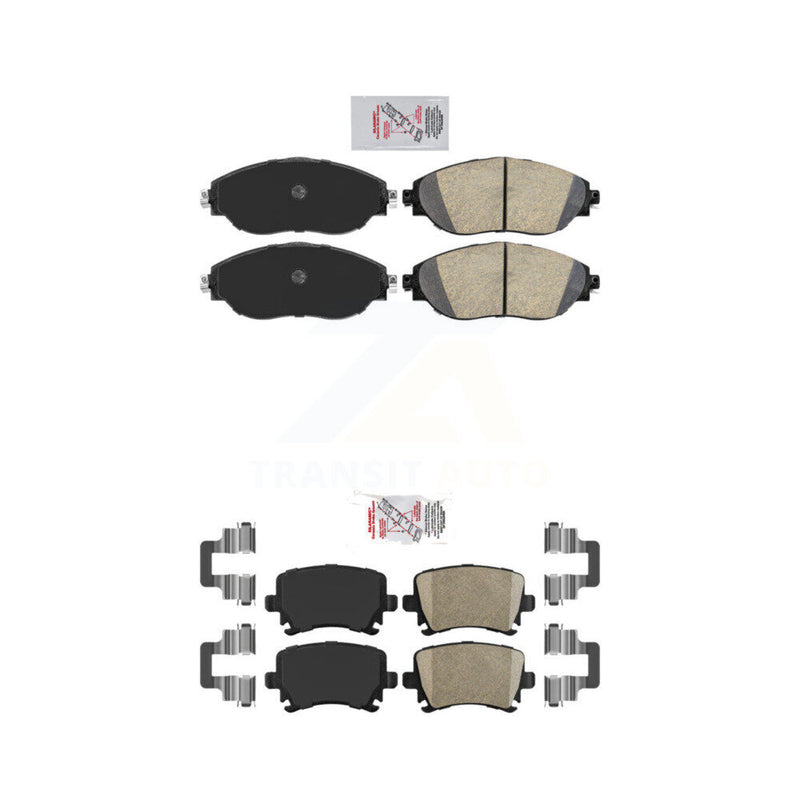 AmeriBRAKES KNF-101657 Disc Brake Pad for 2013-2021 Volkswagen GTI, Volkswagen CC - Front and Rear