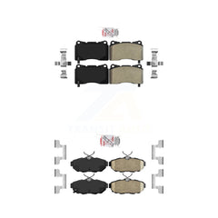 AmeriBRAKES KNF-101664 Disc Brake Pad for 2011-2013 Ford Mustang - Front and Rear