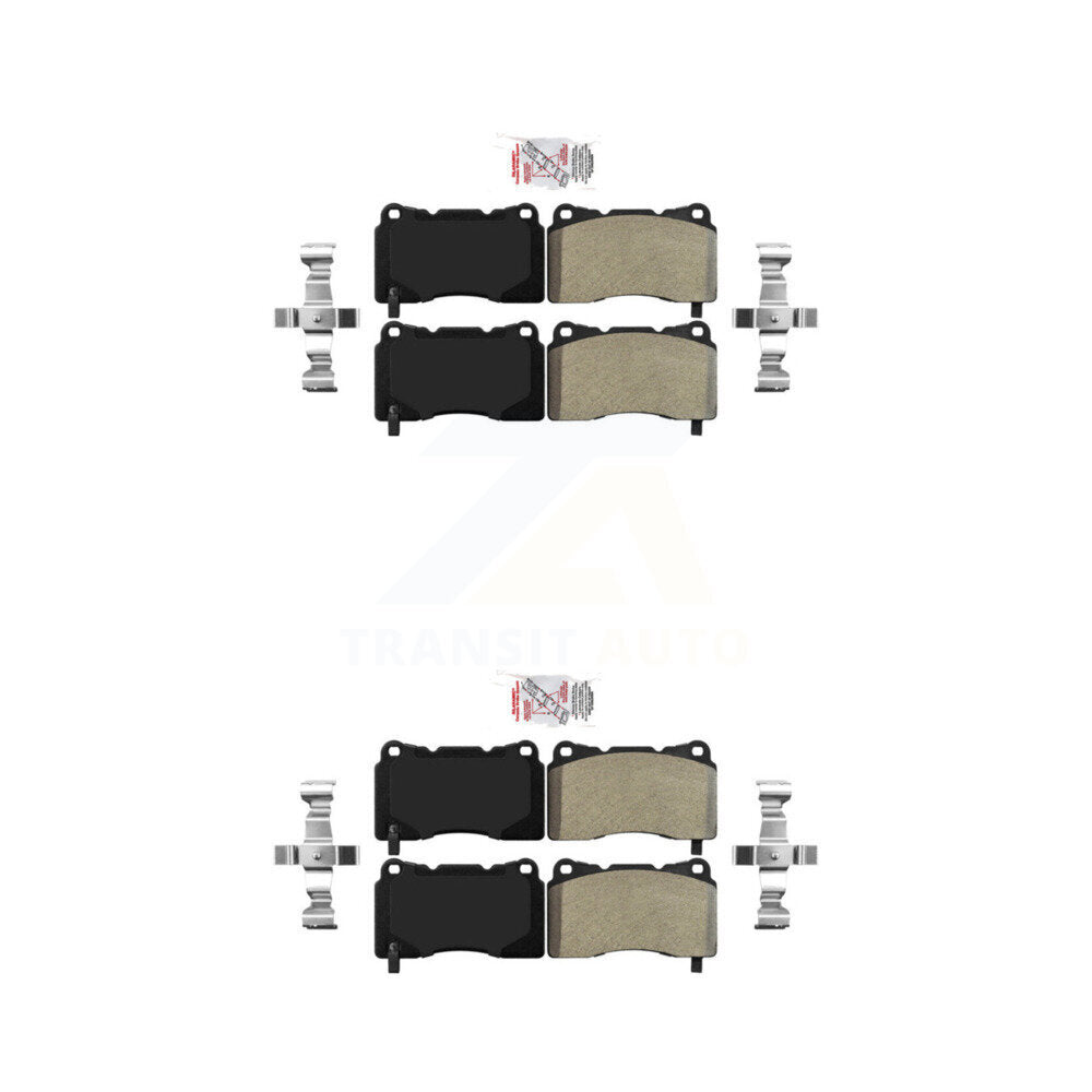 AmeriBRAKES KNF-101668 Disc Brake Pad for 2005-2006 Ford GT - Front and Rear