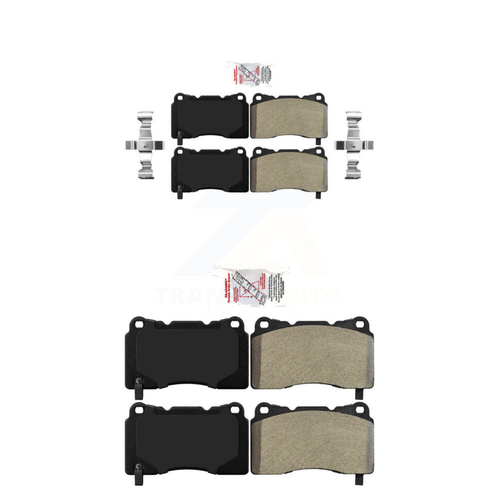 AmeriBRAKES KNF-101669 Disc Brake Pad for 2005-2006 Ford GT - Front and Rear