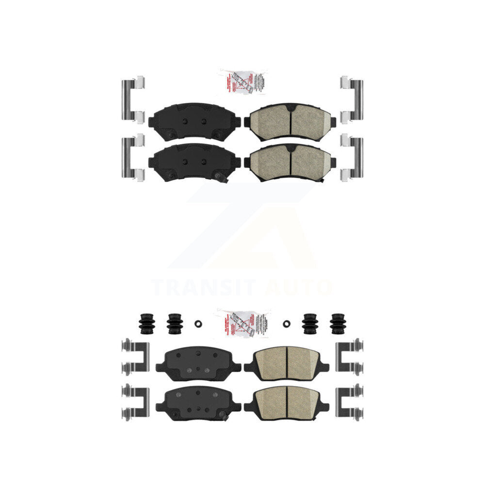 AmeriBRAKES KNF-101683 Disc Brake Pad for 2005 Pontiac Montana - Front and Rear