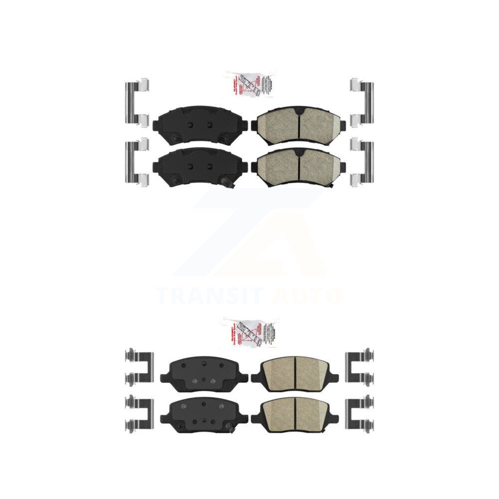 AmeriBRAKES KNF-101684 Disc Brake Pad for 2005 Pontiac Montana - Front and Rear