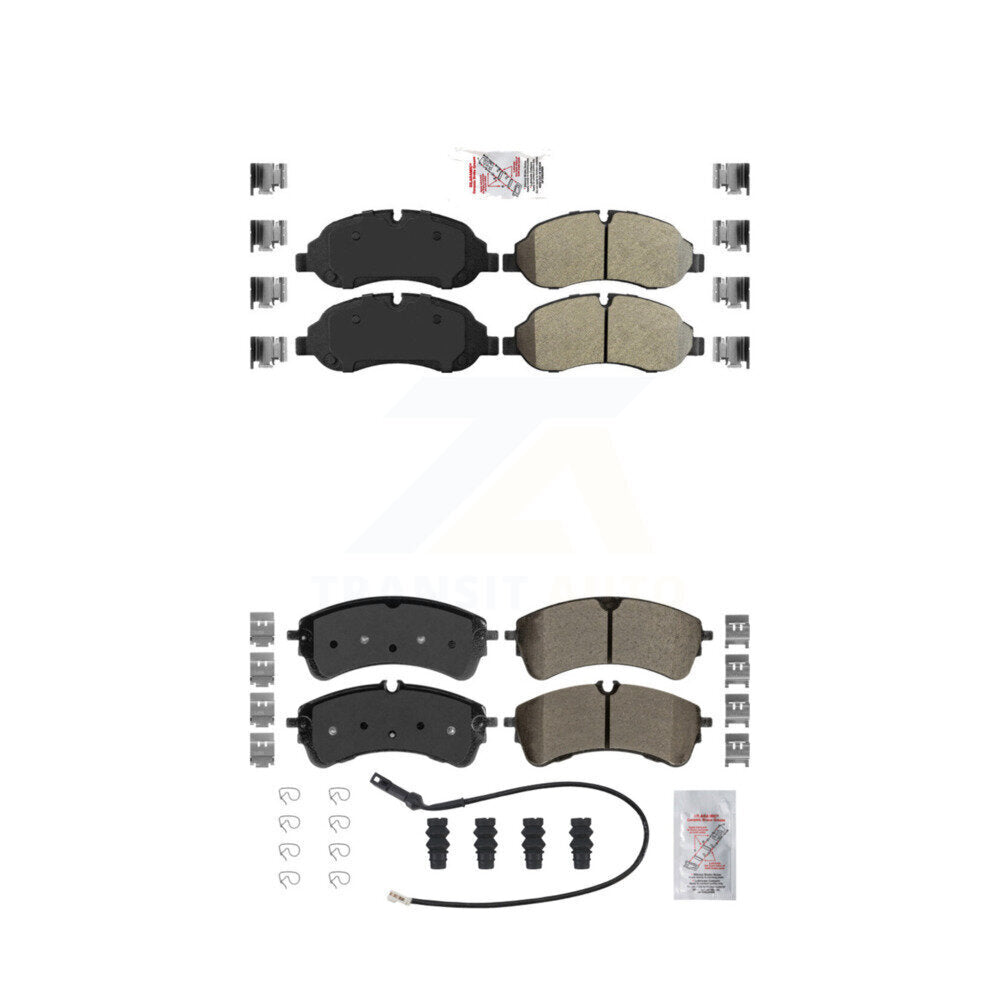 AmeriBRAKES KNF-101687 Disc Brake Pad for 2020-2023 Ford Transit-350 HD, Ford Transit-150 and More - Front and Rear