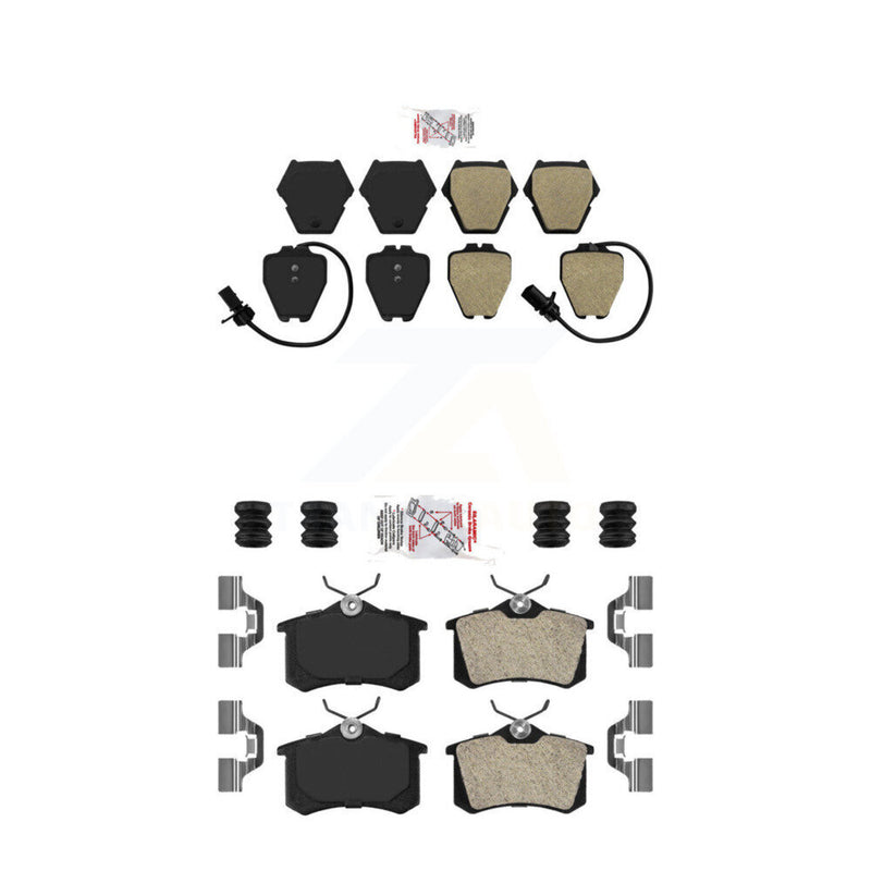 AmeriBRAKES KNF-101691 Disc Brake Pad for 2004 Audi A6 Quattro - Front and Rear