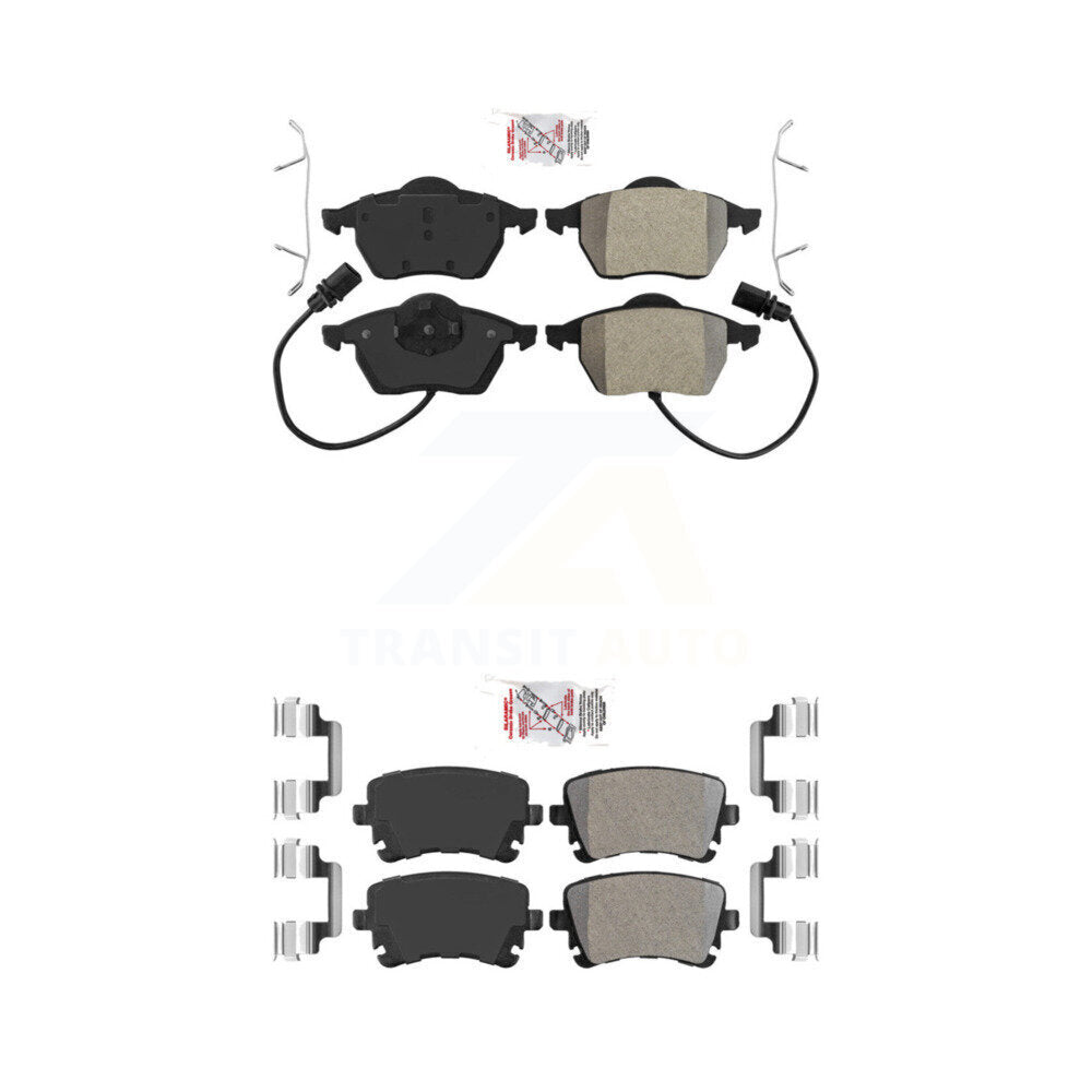 AmeriBRAKES KNF-101692 Disc Brake Pad for 2003-2004 Audi RS6 - Front and Rear