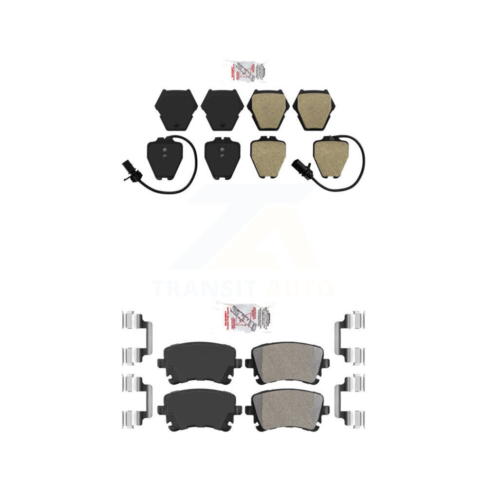 AmeriBRAKES KNF-101693 Disc Brake Pad for 2003-2004 Audi RS6 - Front and Rear