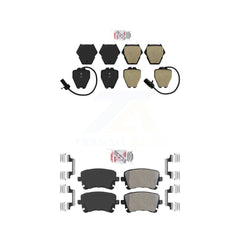 AmeriBRAKES KNF-101693 Disc Brake Pad for 2003-2004 Audi RS6 - Front and Rear
