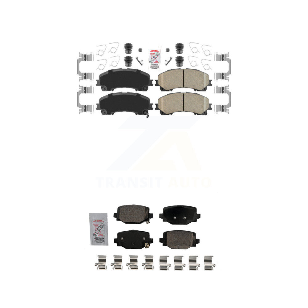 AmeriBRAKES KNF-101694 Disc Brake Pad for 2019-2024 INFINITI QX55, INFINITI QX50 - Front and Rear