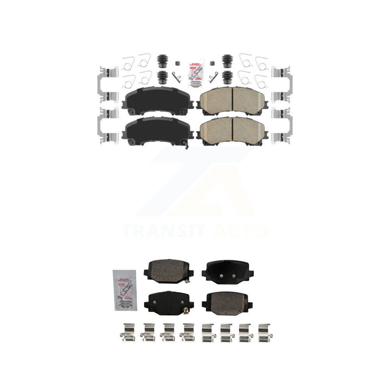 AmeriBRAKES KNF-101694 Disc Brake Pad for 2019-2024 INFINITI QX55, INFINITI QX50 - Front and Rear