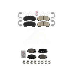 AmeriBRAKES KNF-101695 Disc Brake Pad for 2019-2024 INFINITI QX55, INFINITI QX50 - Front and Rear