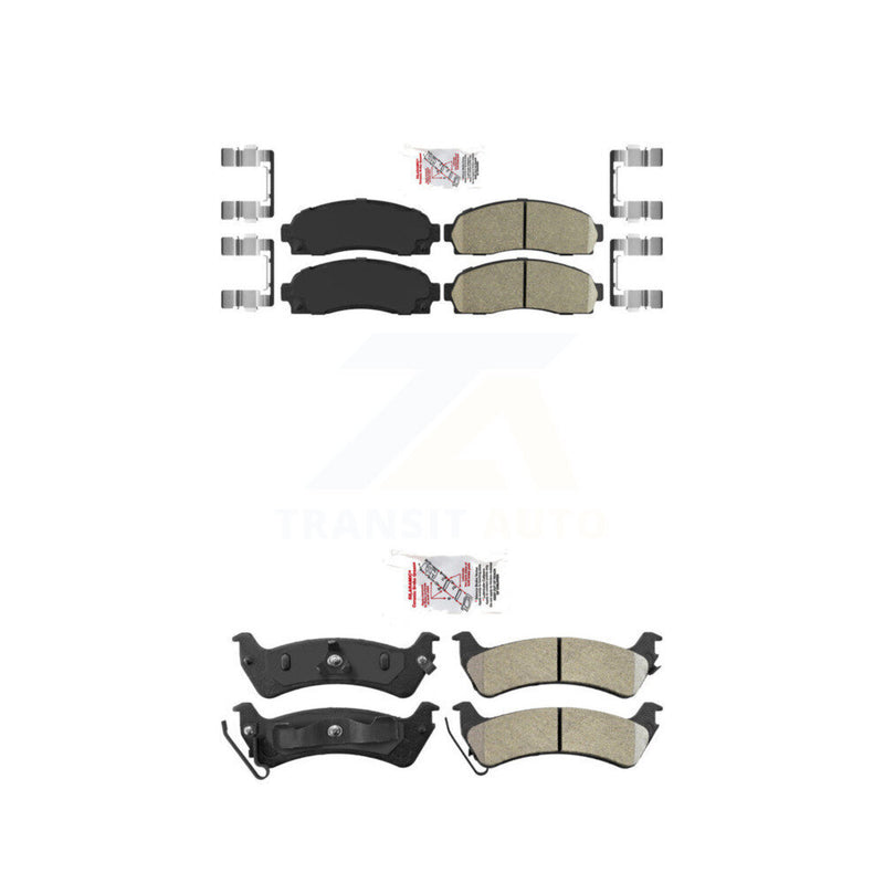 AmeriBRAKES KNF-101696 Disc Brake Pad for 2001-2005 Ford Explorer Sport, Ford Explorer Sport Trac - Front and Rear