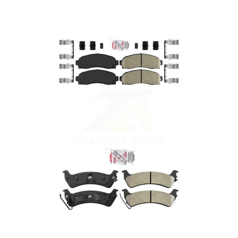 AmeriBRAKES KNF-101697 Disc Brake Pad for 2001-2005 Ford Explorer Sport, Ford Explorer Sport Trac - Front and Rear