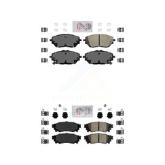 AmeriBRAKES KNF-101698 Disc Brake Pad for 2018-2019 Toyota C-HR - Front and Rear