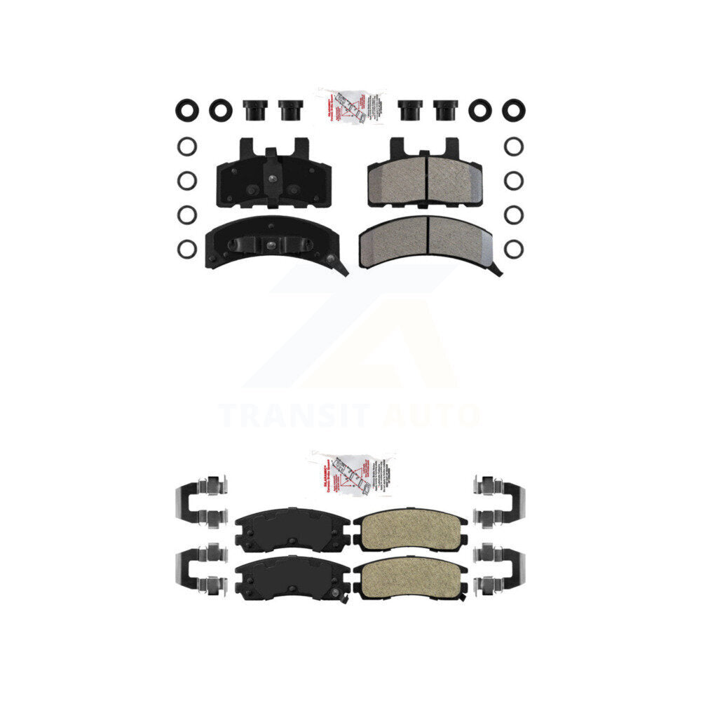 AmeriBRAKES KNF-101702 Disc Brake Pad for 1999 Cadillac DeVille - Front and Rear