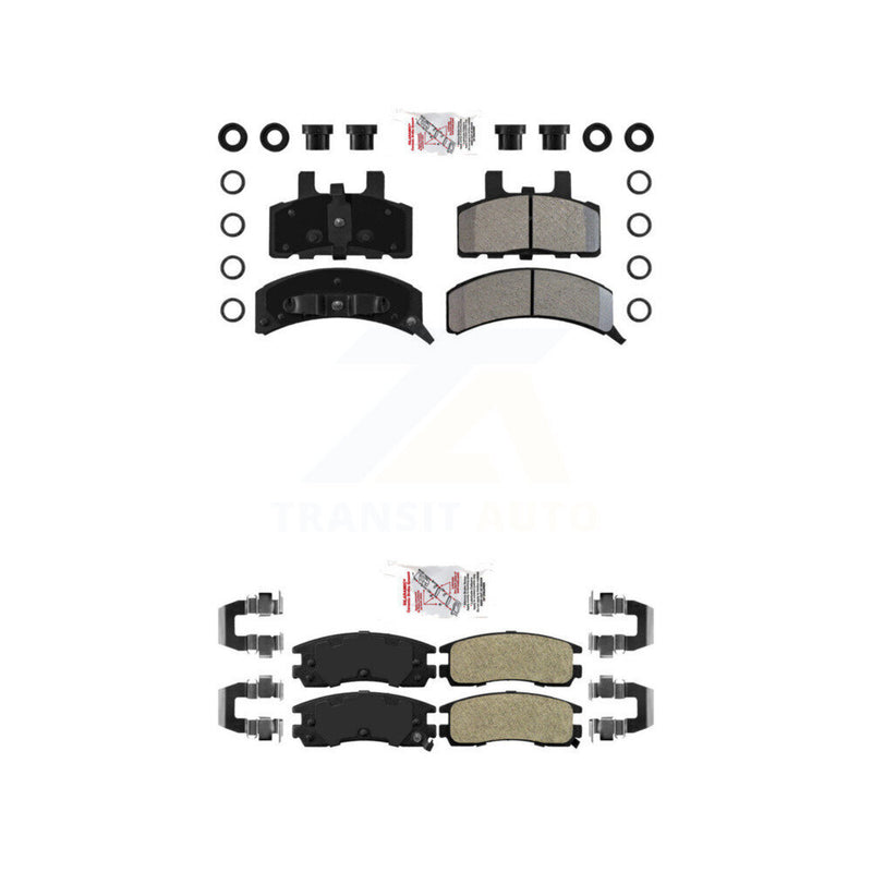 AmeriBRAKES KNF-101702 Disc Brake Pad for 1999 Cadillac DeVille - Front and Rear