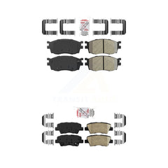 AmeriBRAKES KNF-101711 Disc Brake Pad for 2011 Hyundai Accent - Front and Rear