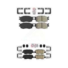AmeriBRAKES KNF-101712 Disc Brake Pad for 2011 Hyundai Accent - Front and Rear