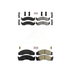 AmeriBRAKES KNF-101715 Disc Brake Pad for 1996-2007 Ford E-450 Super Duty, Ford Econoline Super Duty - Front and Rear