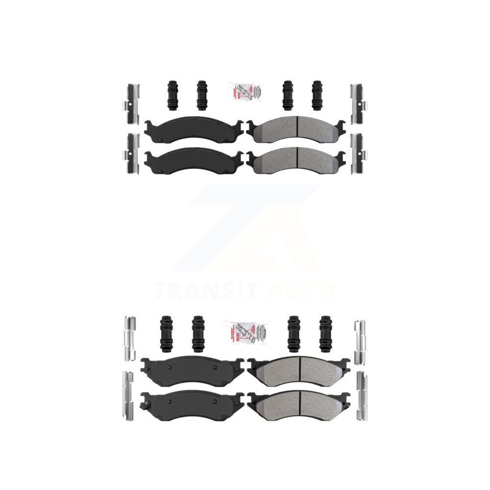 AmeriBRAKES KNF-101716 Disc Brake Pad for 2001-2002 Dodge Ram 2500, Dodge Ram 3500 - Front and Rear