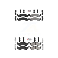 AmeriBRAKES KNF-101716 Disc Brake Pad for 2001-2002 Dodge Ram 2500, Dodge Ram 3500 - Front and Rear