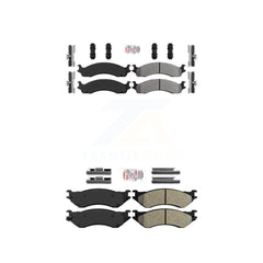 AmeriBRAKES KNF-101717 Disc Brake Pad for 2001-2002 Dodge Ram 2500, Dodge Ram 3500 - Front and Rear