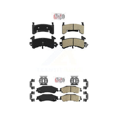 AmeriBRAKES KNF-101718 Disc Brake Pad for 1997-2002 Chevrolet S10, GMC Sonoma and More - Front and Rear