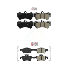 AmeriBRAKES KNF-101720 Disc Brake Pad for 2017 Mercedes-Benz G550 4x4 - Front and Rear