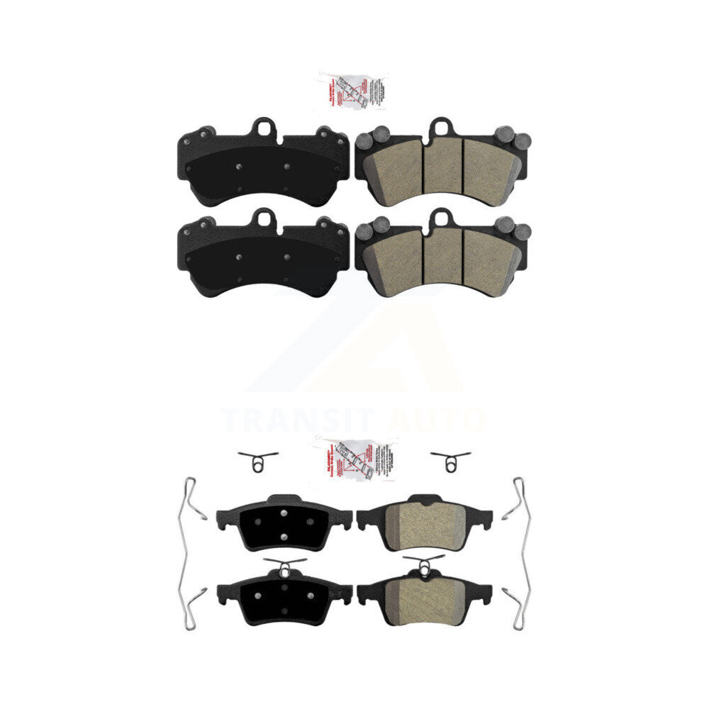 AmeriBRAKES KNF-101721 Disc Brake Pad for 2017 Mercedes-Benz G550 4x4 - Front and Rear
