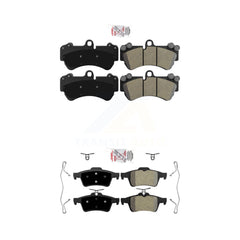 AmeriBRAKES KNF-101721 Disc Brake Pad for 2017 Mercedes-Benz G550 4x4 - Front and Rear