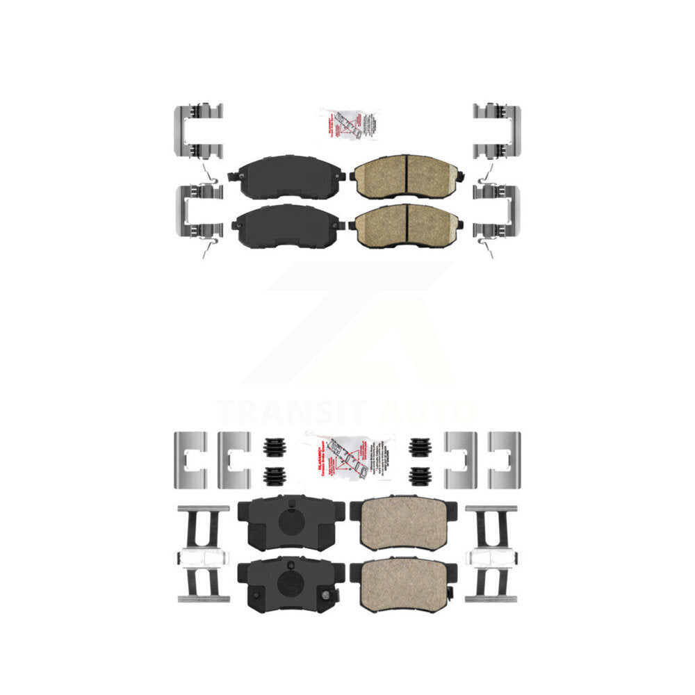 AmeriBRAKES KNF-101723 Disc Brake Pad for 2007-2013 Suzuki SX4 Crossover, Suzuki SX4 - Front and Rear