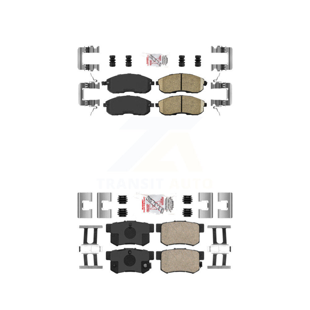 AmeriBRAKES KNF-101724 Disc Brake Pad for 2007-2013 Suzuki SX4 Crossover, Suzuki SX4 - Front and Rear
