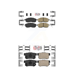 AmeriBRAKES KNF-101725 Disc Brake Pad for 2007-2013 Suzuki SX4 Crossover, Suzuki SX4 - Front and Rear