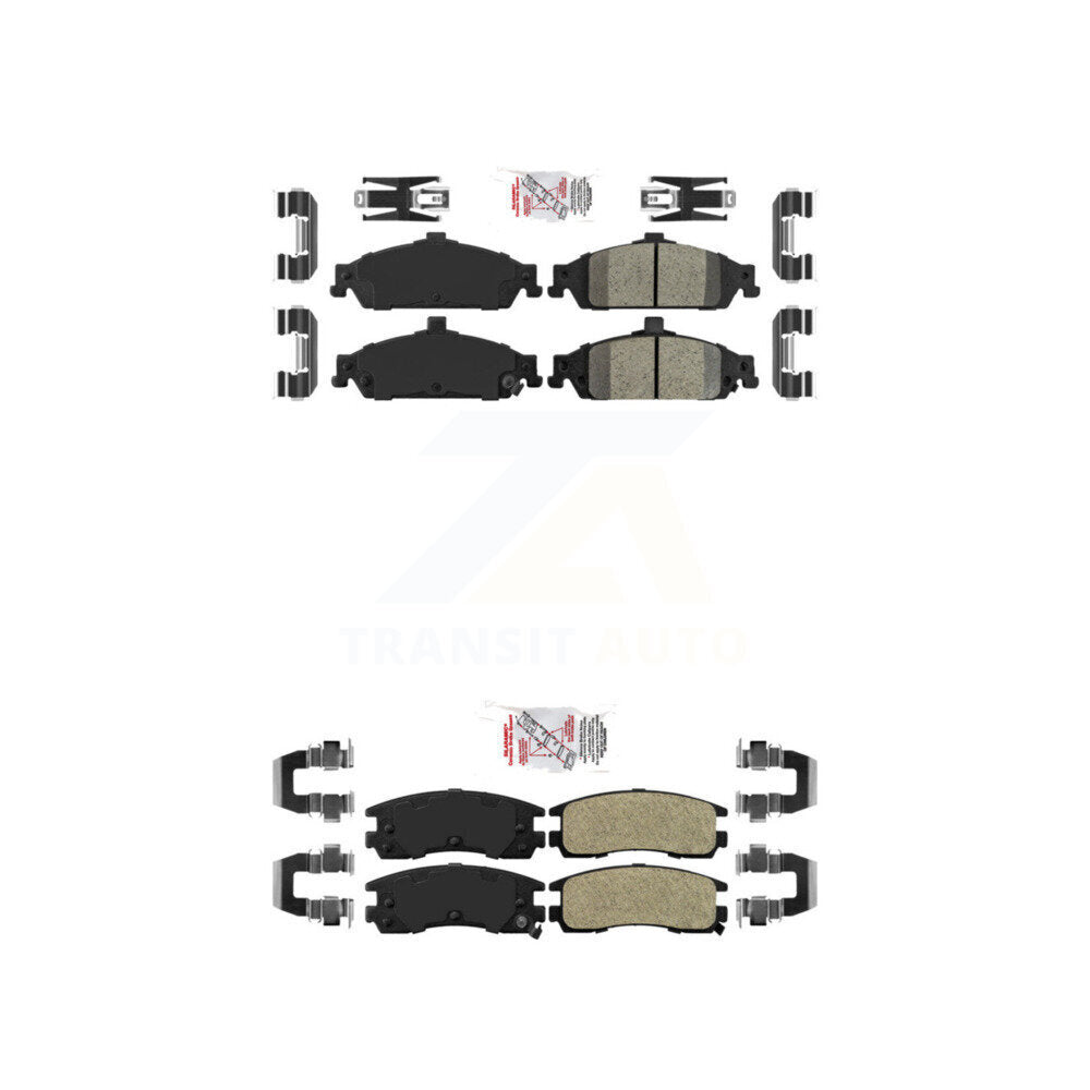 AmeriBRAKES KNF-101727 Disc Brake Pad for 1997 Oldsmobile Cutlass - Front and Rear